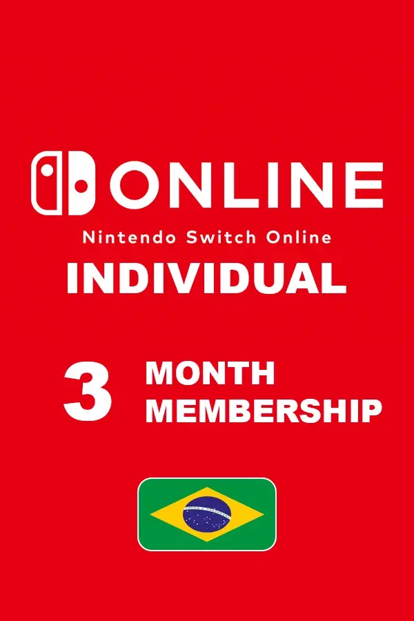 Nintendo Switch Online 3 Months Membership Key (Brazil)
