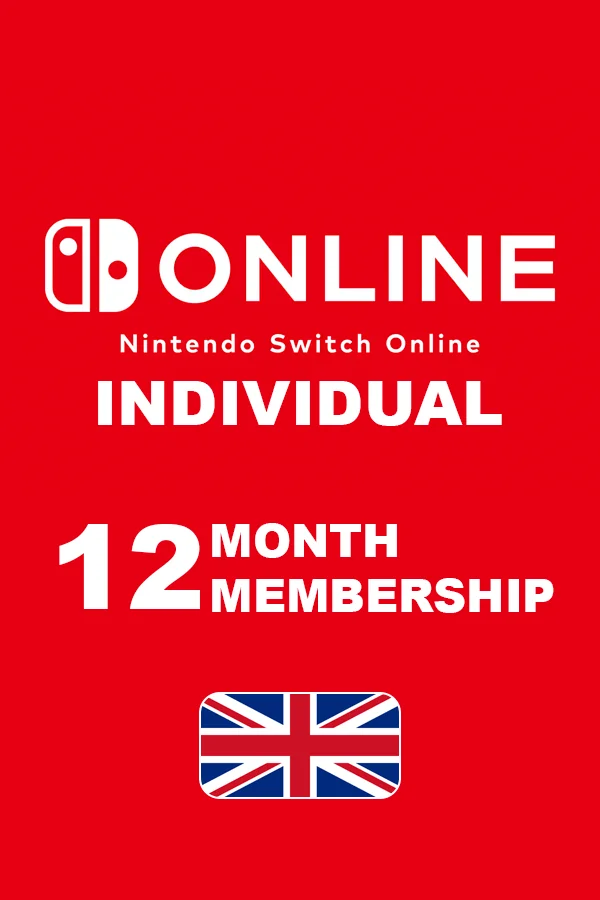 UK 12 Months Nintendo Switch Online