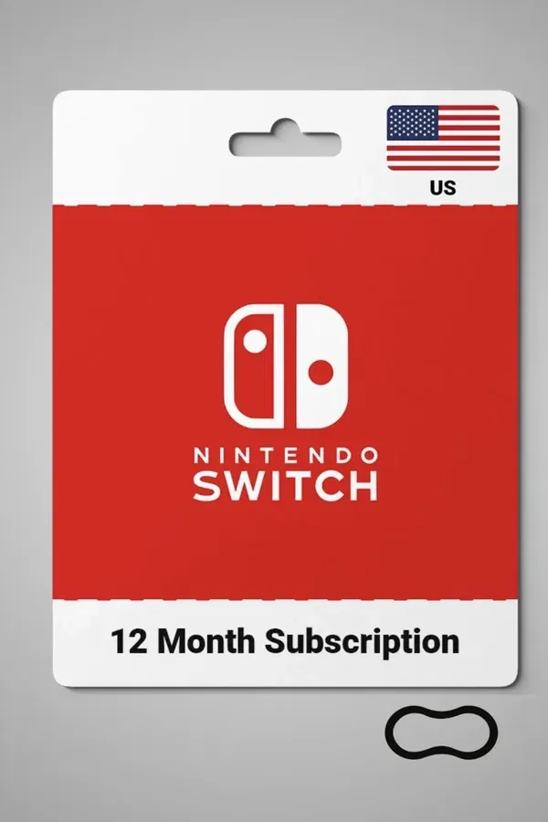 Nintendo Online США 12 Месяцев