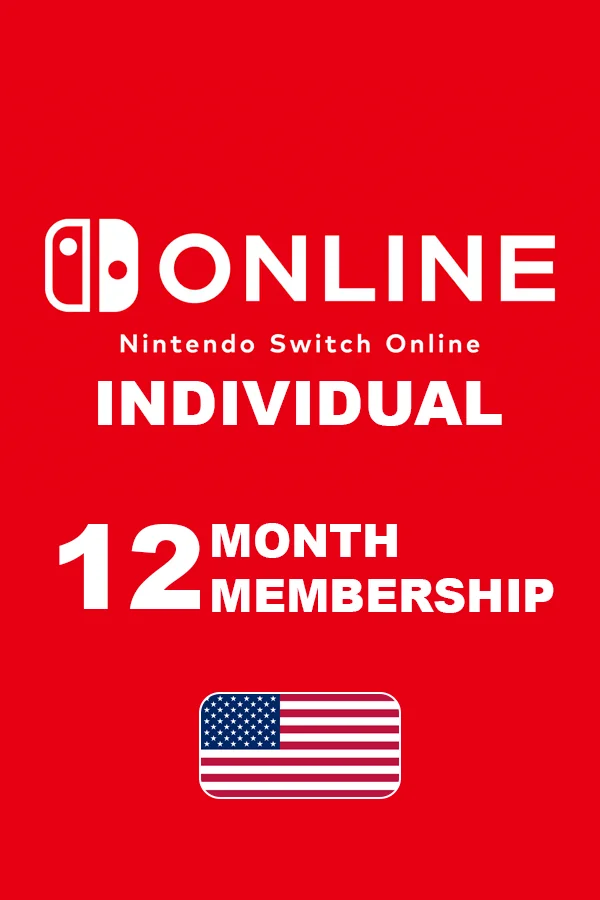 USA 12 Months Nintendo Switch Online
