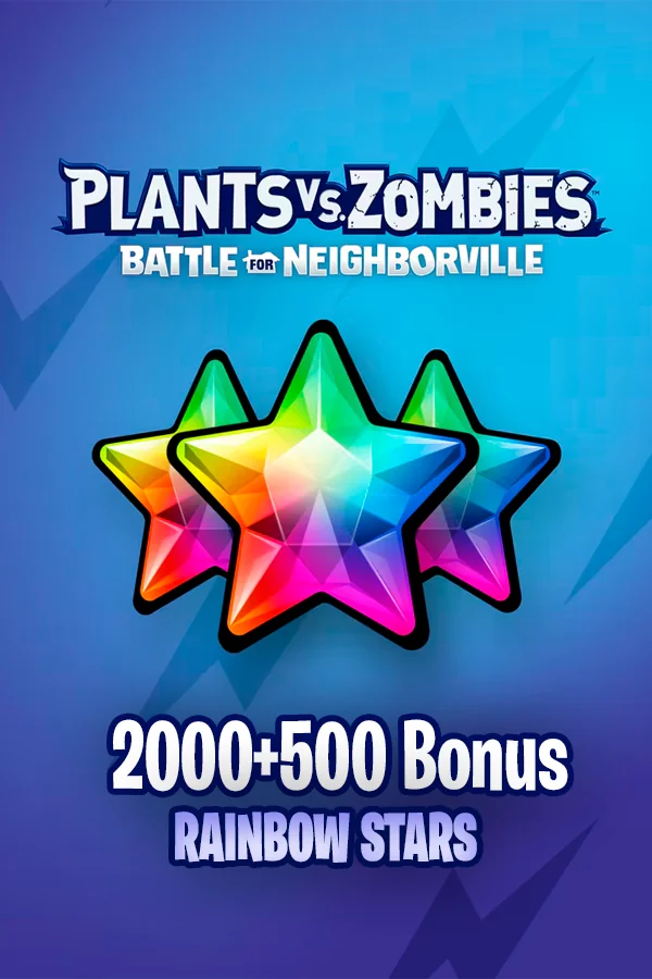 2000+500 Rainbow Stars PvZ: BfN XBOX