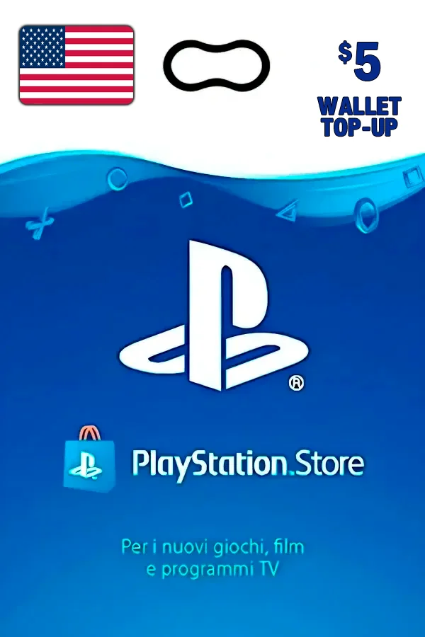 PlayStation Network Card PSN 5 USD (USA) USA