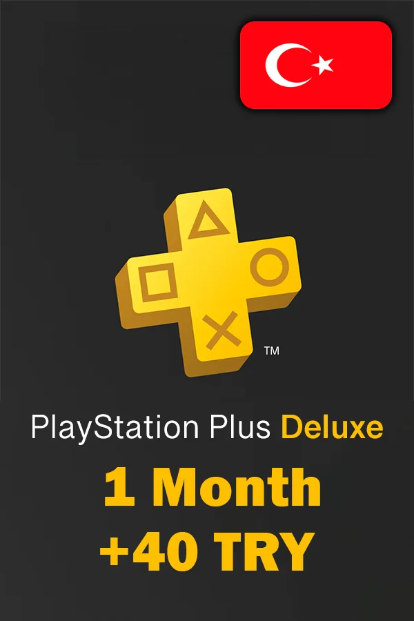 PlayStation Plus Deluxe 1 Month Subscription (Turkey)