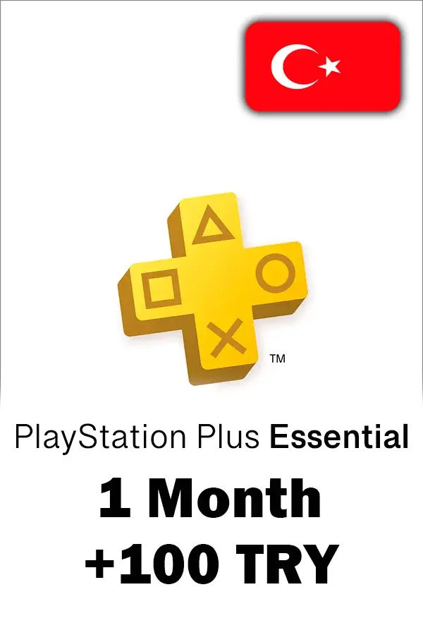 PlayStation Plus Essentials 1 Month Subscription (Turkey)