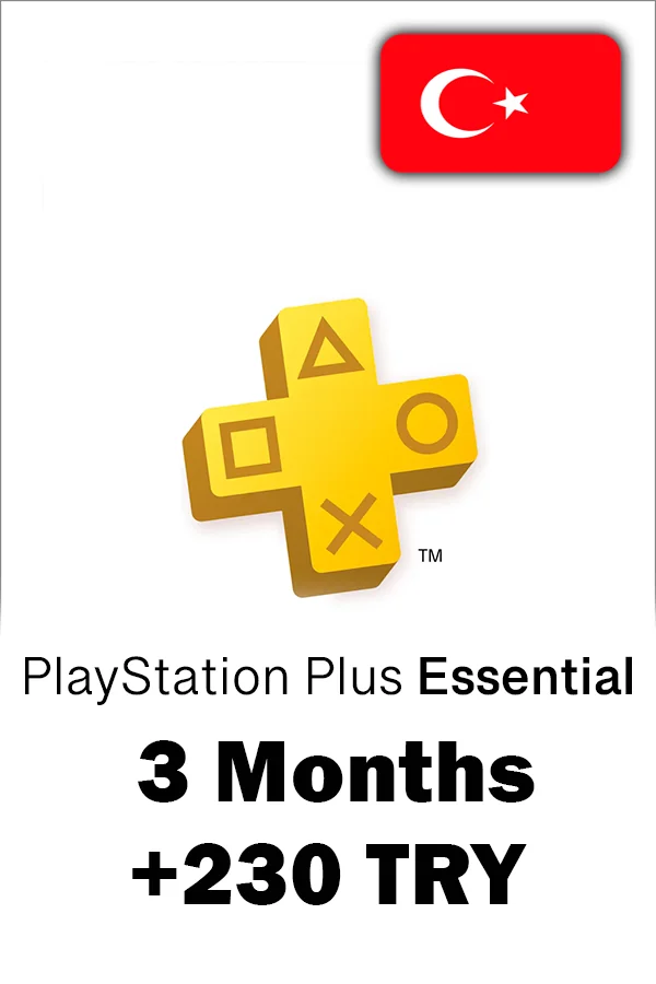 PS Plus Essentials 3 Months (TR)