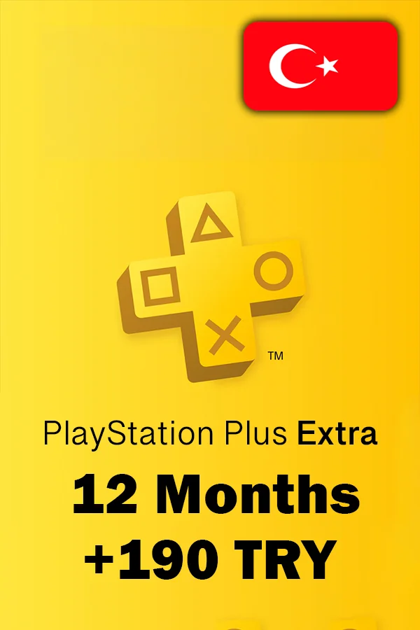 PlayStation Plus Extra 12 Months Subscription (Turkey)