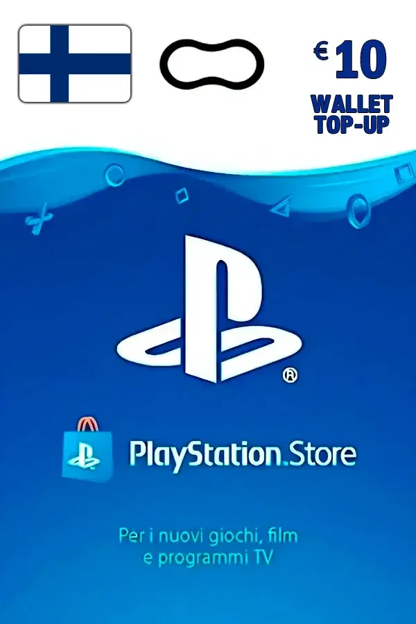 Купити подарункову карту PlayStation PSN 10 EUR (Фінляндія / FI)
