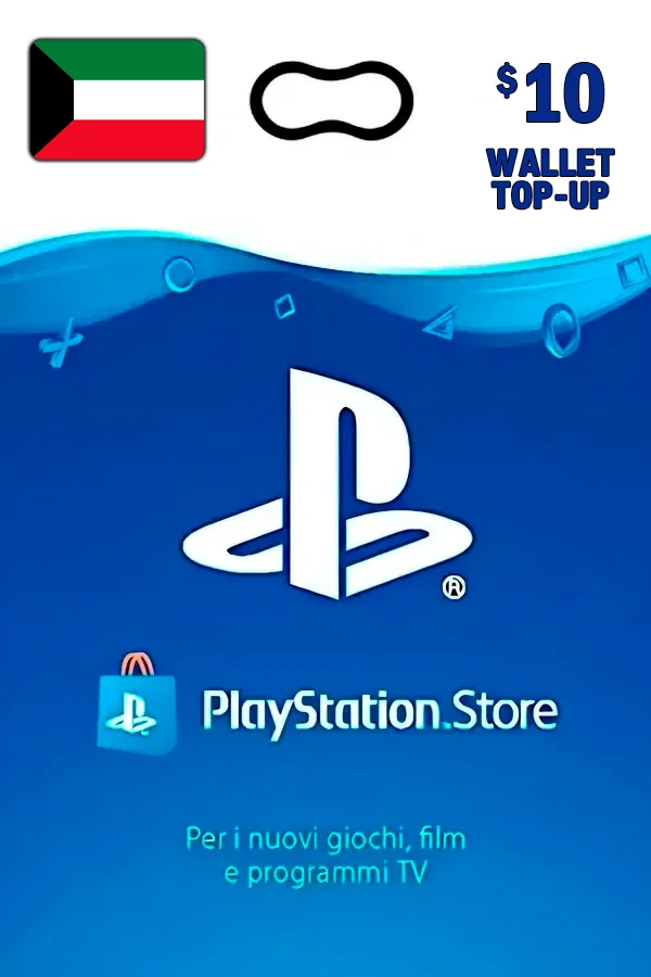 Buy PlayStation Gift Card PSN 10 USD (Kuwait / KW)
