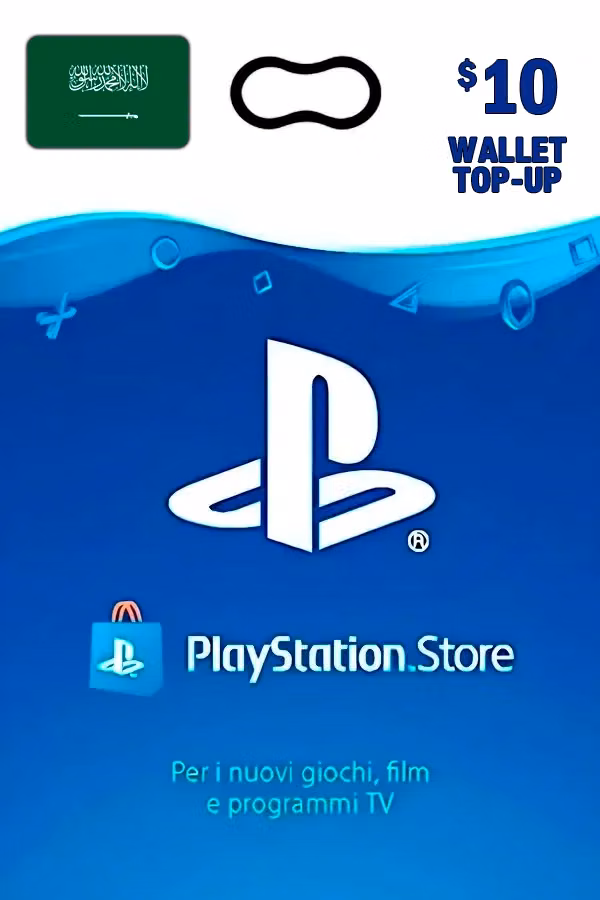 Buy PlayStation Gift Card PSN 10 $ USD (Saudi Arabia / SA)