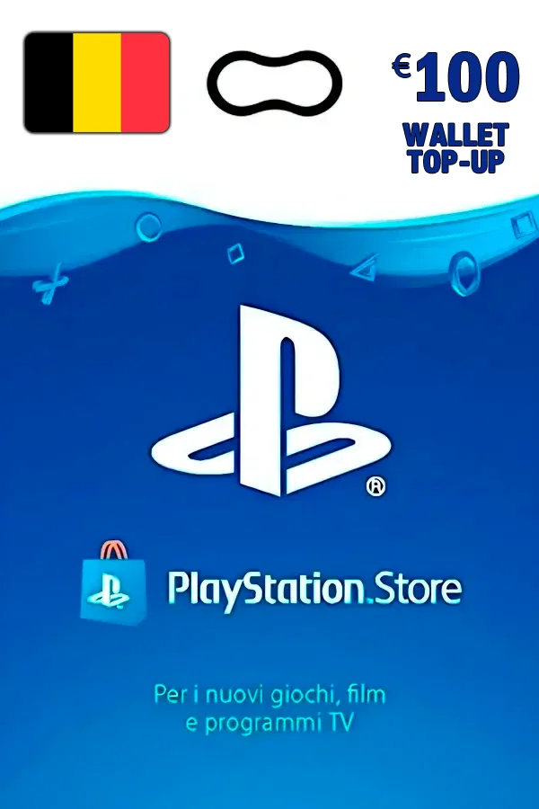 Buy PlayStation Gift Card PSN 100 EUR (Belgium / BE)