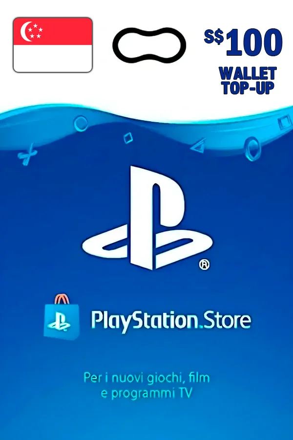 Buy PlayStation Gift Card PSN 100 S$ SGD (Singapore / SG)
