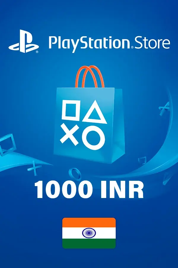 1000 INR PlayStation Індія PSN