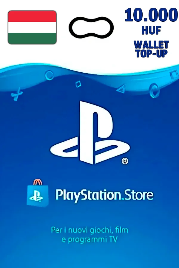 Buy PlayStation Gift Card PSN 10.000 HUF (Hungary / HU)