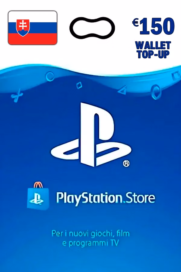 Buy PlayStation Gift Card PSN 150 € EUR (Slovakia / SK)