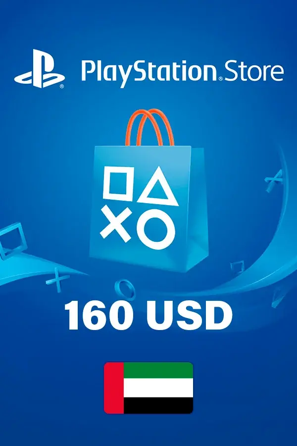 Карта пополнения 160 USD PlayStation Store (ОАЭ)