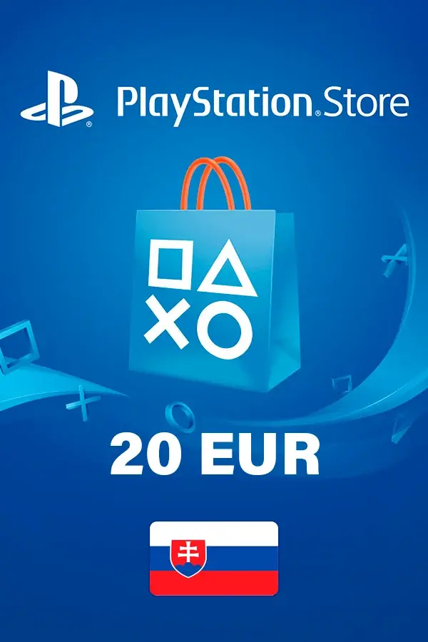 PlayStation Store Gift Card 20 EUR (Slovakia)