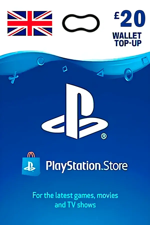 Купити Подарункову Карту 20 £ GBP UK PlayStation