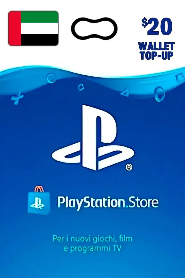 Buy PlayStation Gift Card PSN 20 USD (UAE / AE)