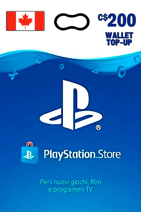 Купить Подарочную Карту 200 $ CAD Канада PlayStation