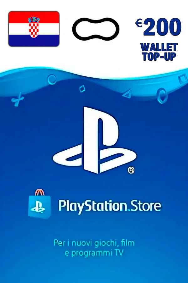 Buy PlayStation Gift Card PSN 200 EUR (Croatia / HR)