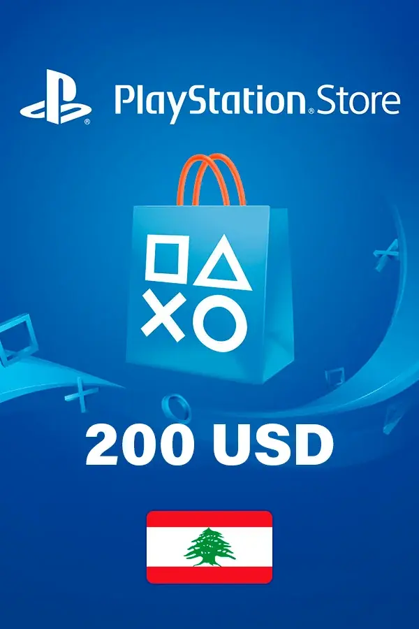 PlayStation Store Gift Card 200 USD (Lebanon)