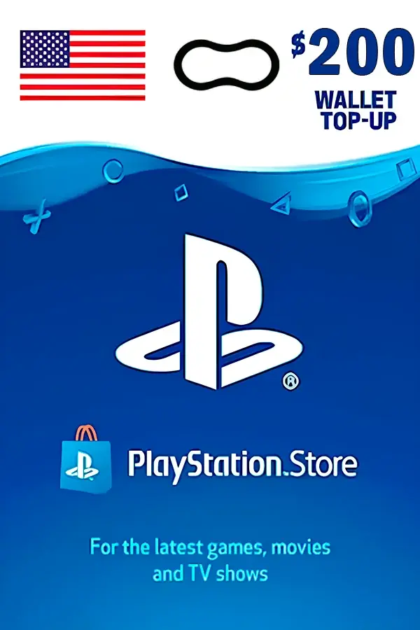 Карта пополнения 200 USD PlayStation Store (США)