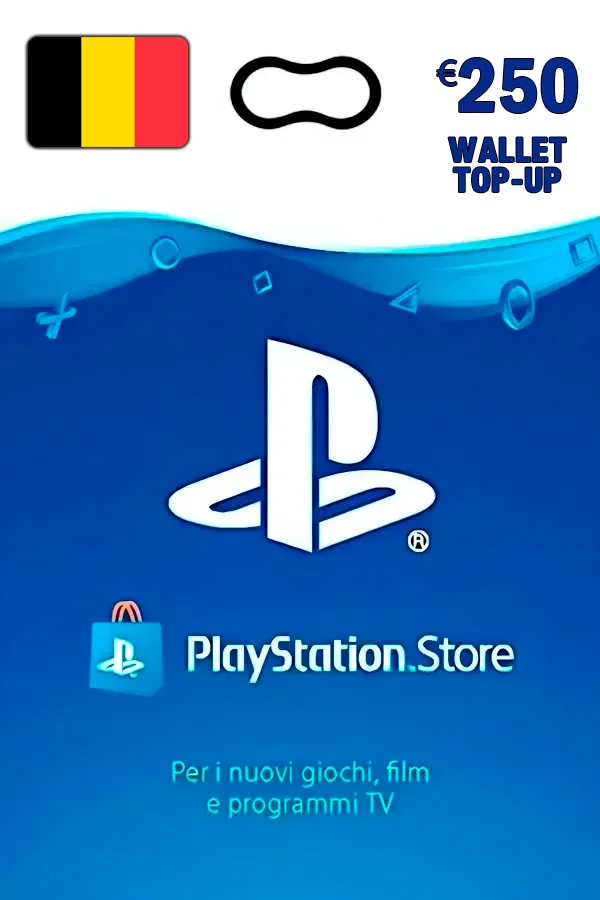 Buy PlayStation Gift Card PSN 250 EUR (Belgium / BE)