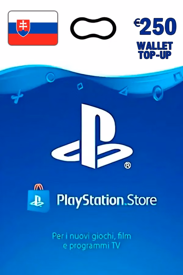 Buy PlayStation Gift Card PSN 250 € EUR (Slovakia / SK)