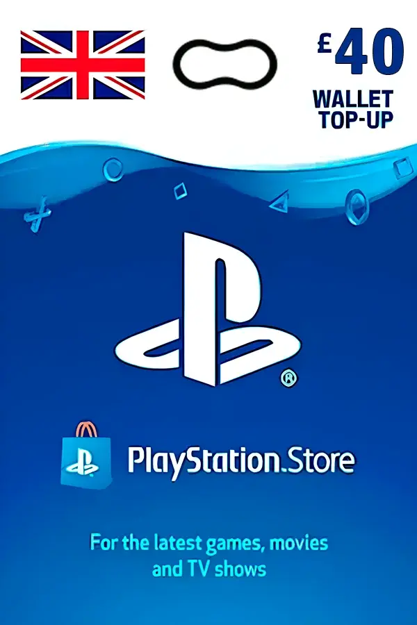 Купити Подарункову Карту 40 £ GBP UK PlayStation