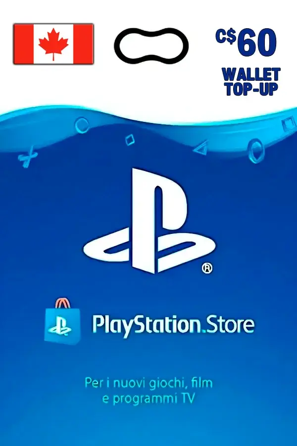 Buy Gift Card 60 $ CAD Canada PlayStation