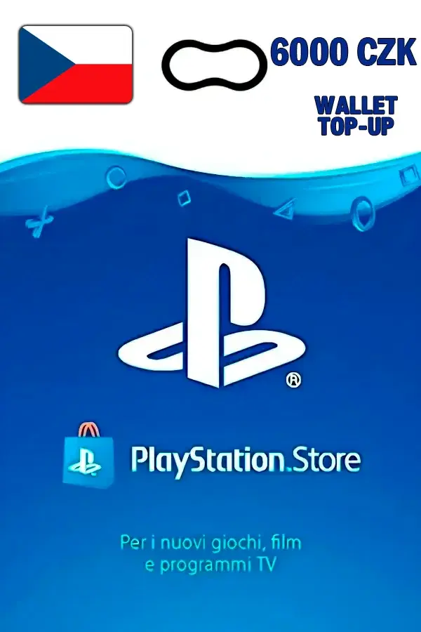 Buy PlayStation Gift Card PSN 6000 CZK (Czech Republic / CZ)