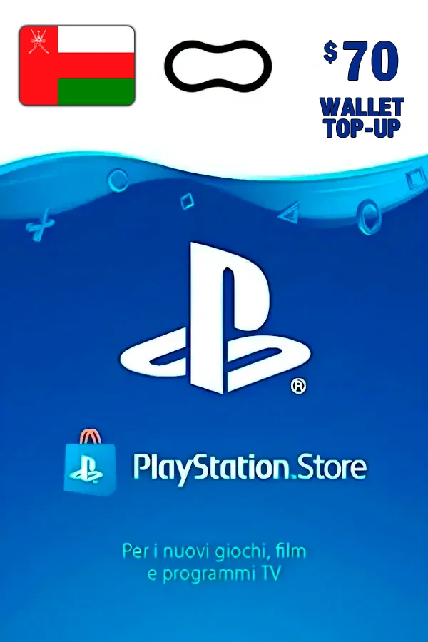 Buy PlayStation Gift Card PSN 70 USD (Oman / OM)