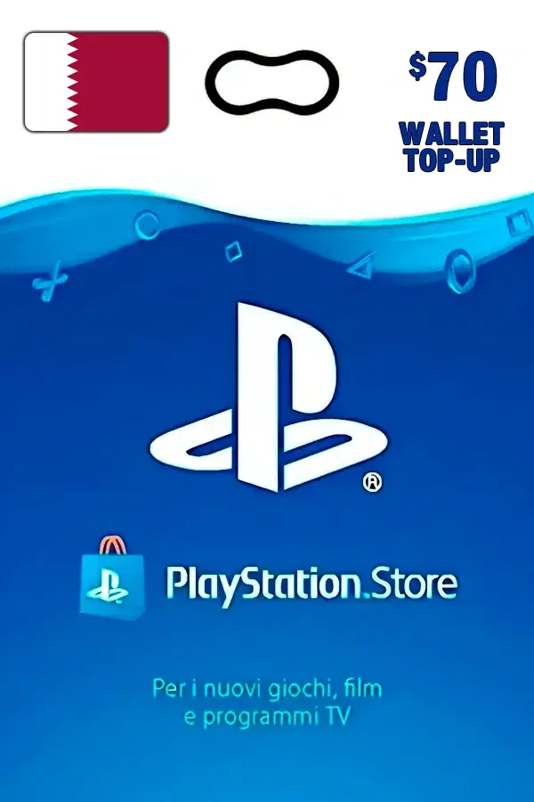 Buy PlayStation Gift Card PSN 70 USD (Qatar / QA)