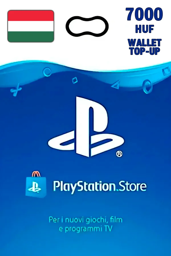 Buy PlayStation Gift Card PSN 7000 HUF (Hungary / HU)