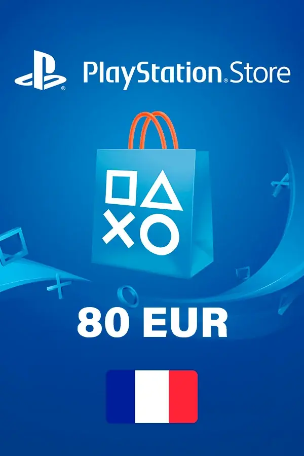 PlayStation Store Gift Card 80 EUR (France)