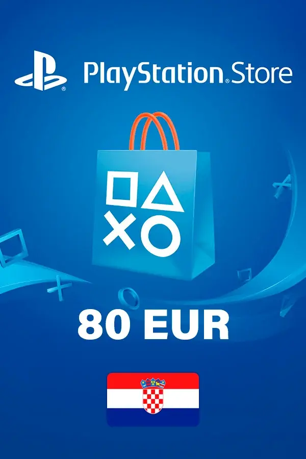 PlayStation Store Gift Card 80 EUR (Croatia)