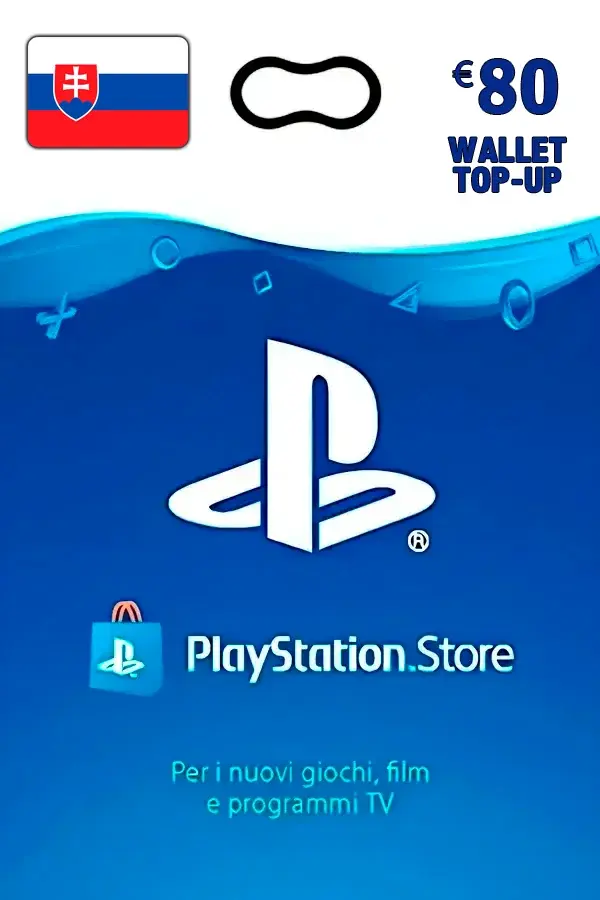 Buy PlayStation Gift Card PSN 80 € EUR (Slovakia / SK)