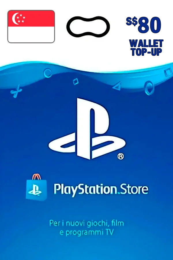 Buy PlayStation Gift Card PSN 80 S$ SGD (Singapore / SG)