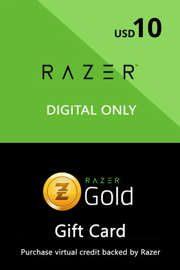 Razer Gold 10$ Global Gift Card