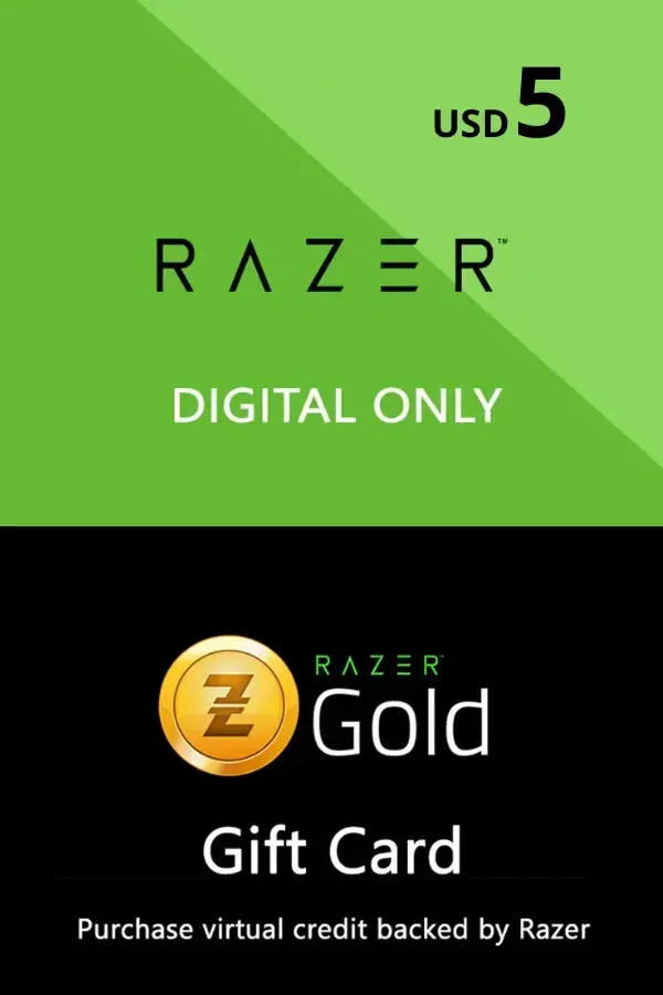 Razer Gold 5$ Global Gift Card