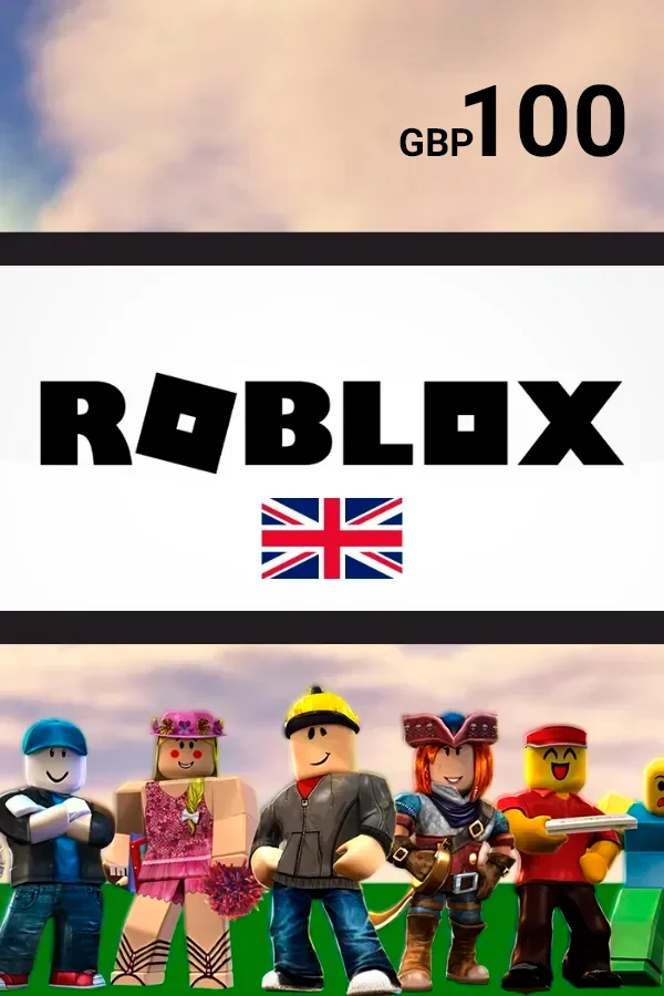 Купить Подарочную Карту £100 GBP Великобритания Roblox