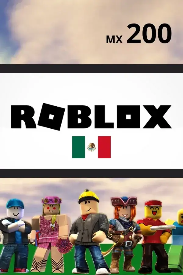 Buy Gift Card 200 MX Mexico Roblox