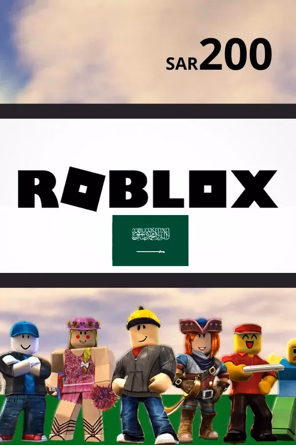 Buy Gift Card 200 SAR Saudi Arabia Roblox