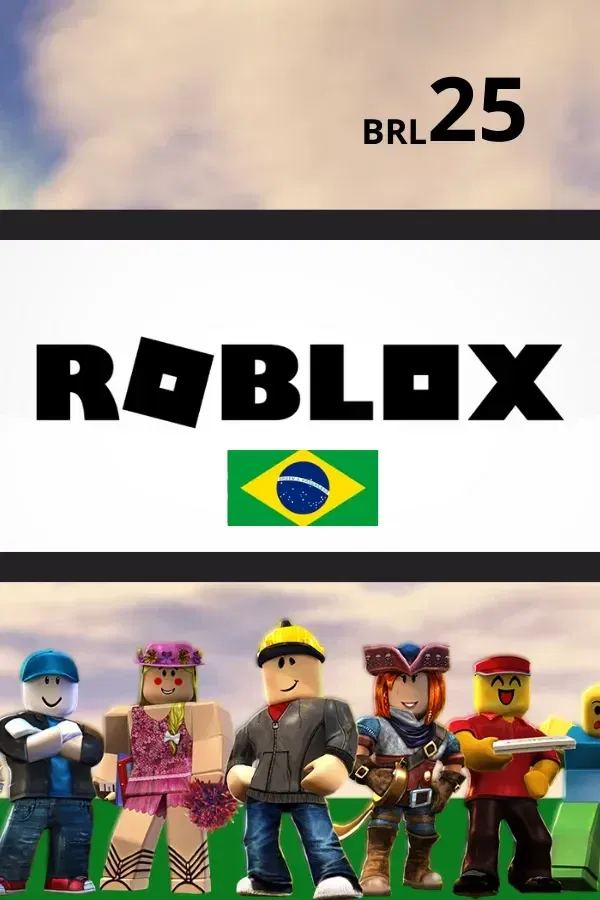 Купить Подарочную Карту 25 BRL Бразилия Roblox