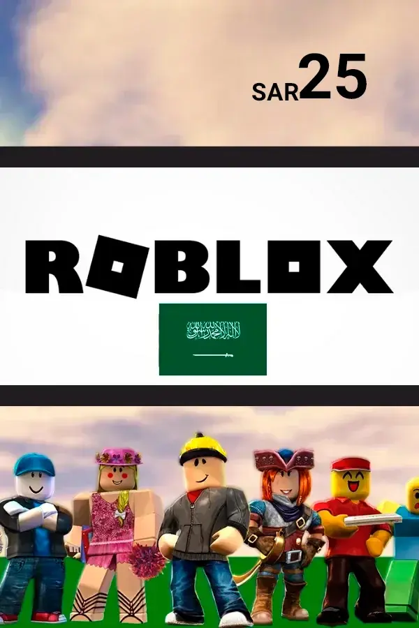 Buy Gift Card 25 SAR Saudi Arabia Roblox