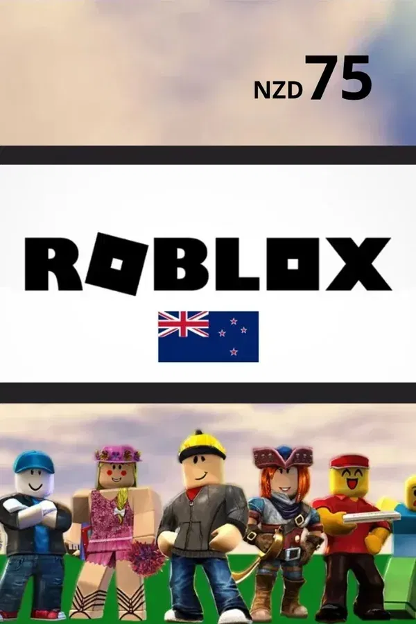 Купить Подарочную Карту $75 NZD Новая Зеландия Roblox