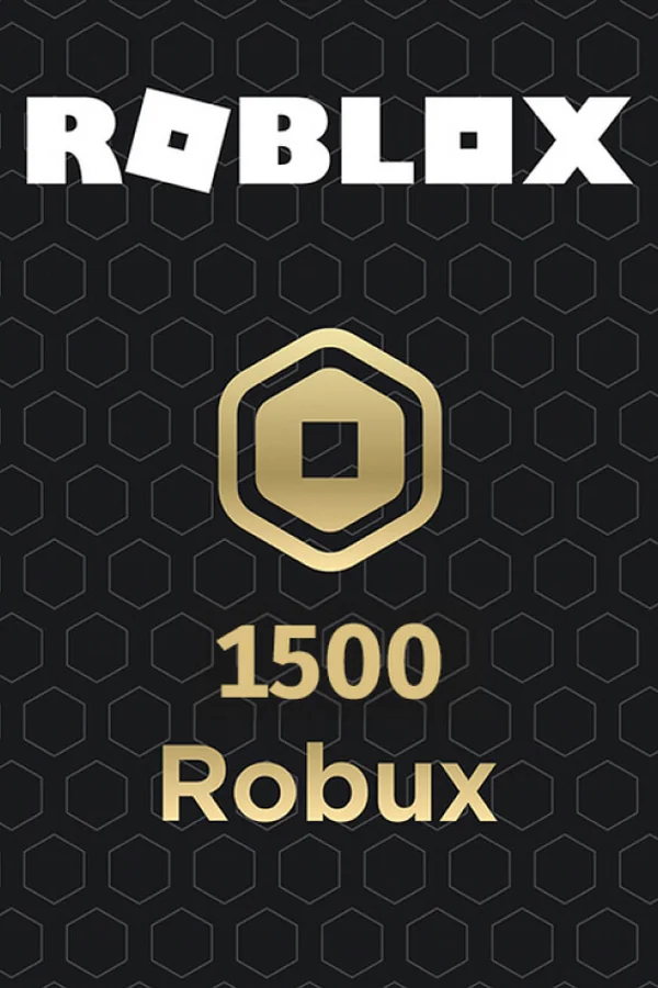 Roblox Gift Card 1500 Robux