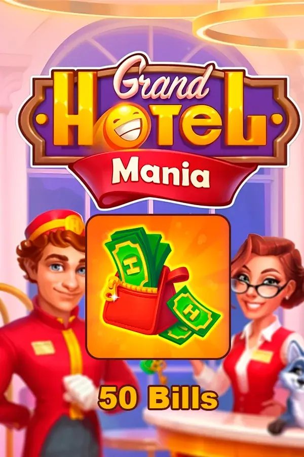 Buy Small bundle of bills (50) for Grand Hotel Mania by ID