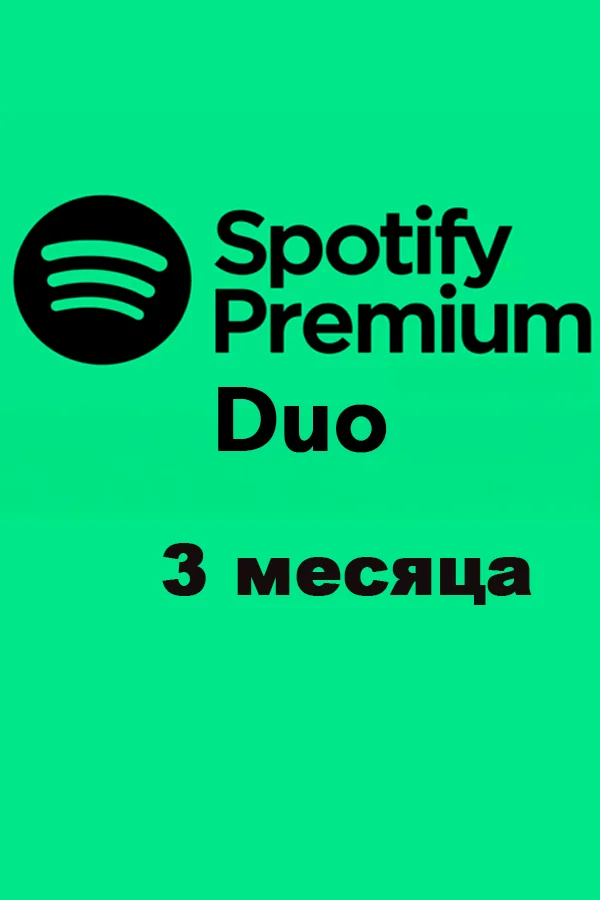 Premium Duo 3 month Spotify