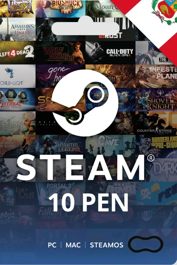 Steam 10 PEN Peru Gift card